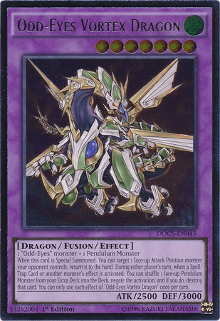 Odd-Eyes Vortex Dragon (UTR) [DOCS-EN045] Ultimate Rare (ONLINE ORDER ONLY)