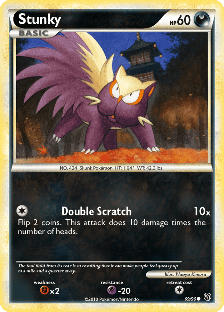 Stunky (69/90) [HeartGold & SoulSilver: Undaunted] (Online Only)