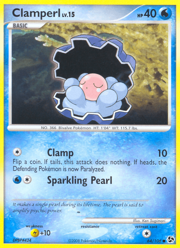 Clamperl (64/106) [Diamond & Pearl: Great Encounters] (Online Only)