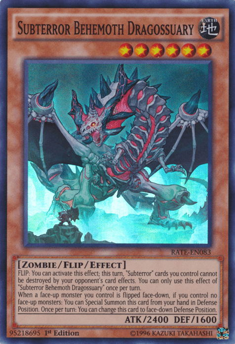 Subterror Behemoth Dragossuary [RATE-EN083] Super Rare (ONLINE ORDER ONLY)
