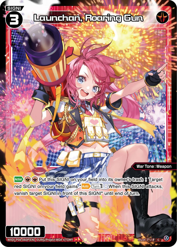 Launchan, Roaring Gun (Parallel Foil) (WXDi-P08-060P[EN]) [Spread Diva]