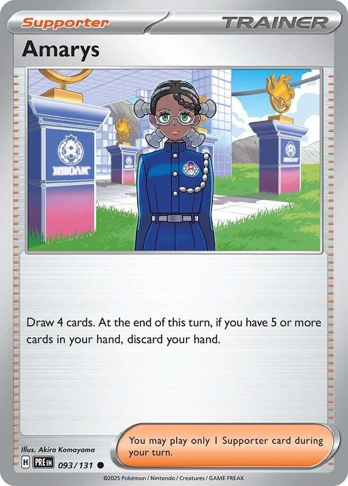 Amarys (093/131) [Scarlet & Violet: Prismatic Evolutions] (Online Only)