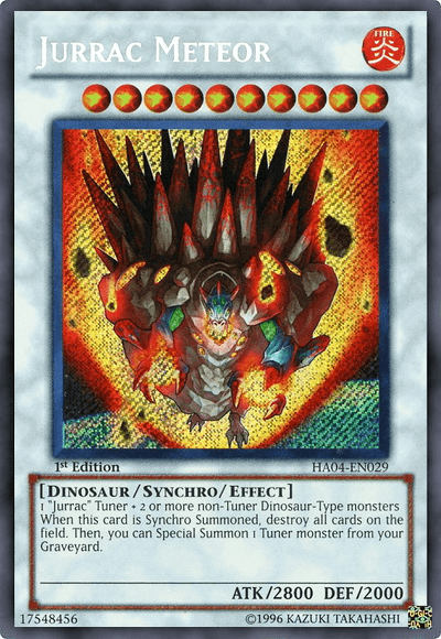 Jurrac Meteor [HA04-EN029] Secret Rare (ONLINE ORDER ONLY)
