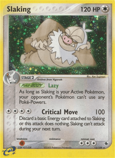 Slaking (12/109) [EX: Ruby & Sapphire] (Online Only)