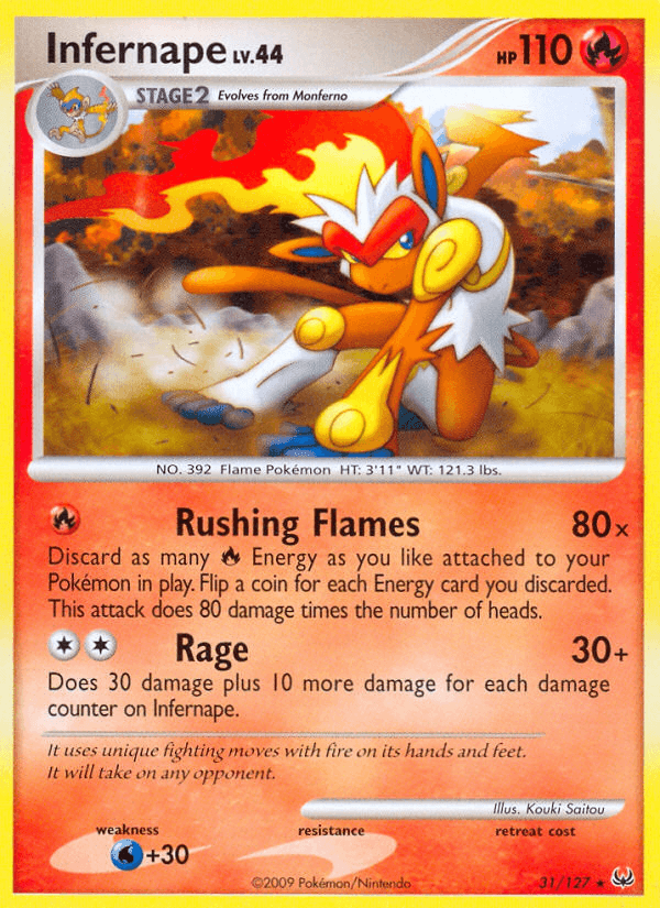 Infernape (31/127) [Platinum: Base Set] (Online Only)