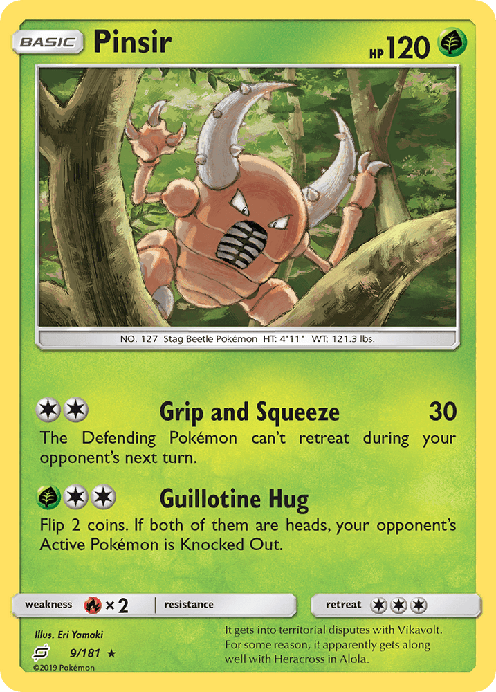 Pinsir (9/181) [Sun & Moon: Team Up] (Online Only)