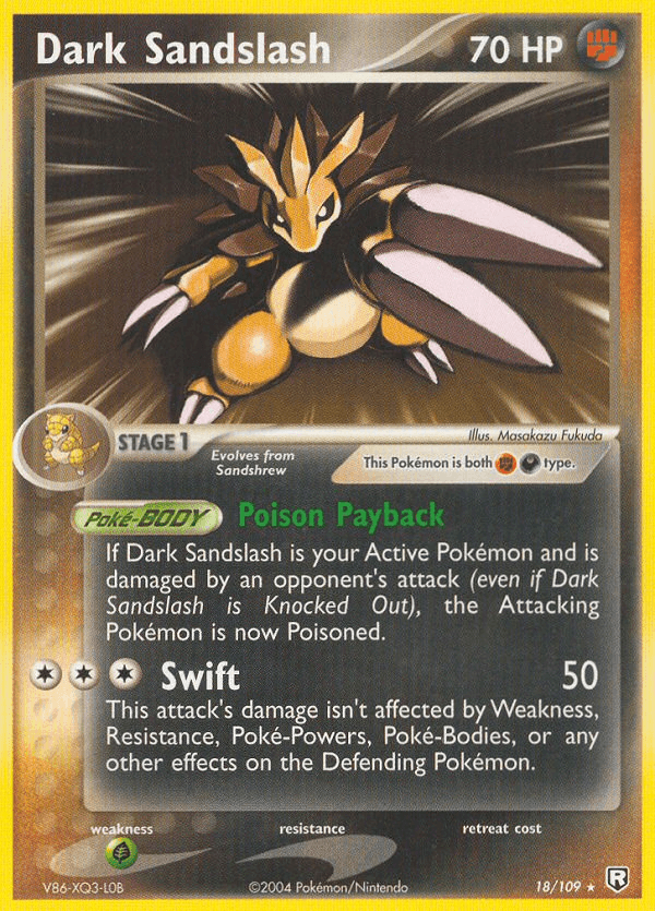 Dark Sandslash (18/109) [EX: Team Rocket Returns] (Online Only)