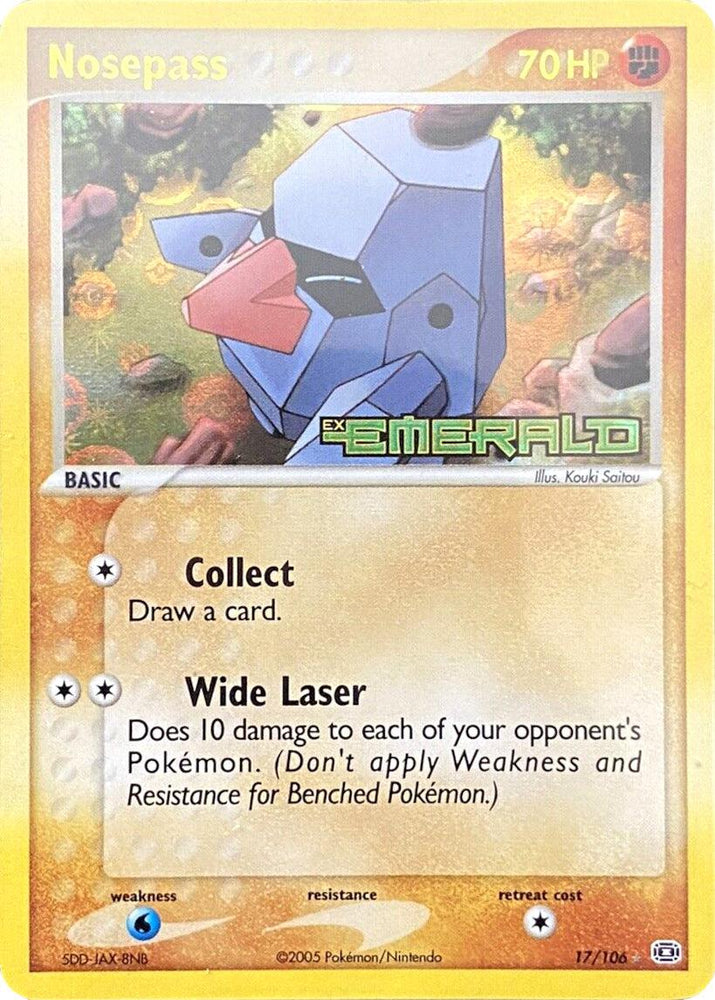 Nosepass (17/106) (Stamped) [EX: Emerald] (Online Only)
