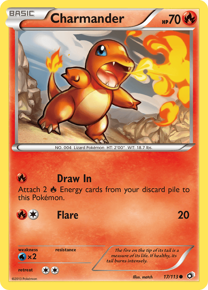 Charmander (17/113) [Black & White: Legendary Treasures] (Online Only)