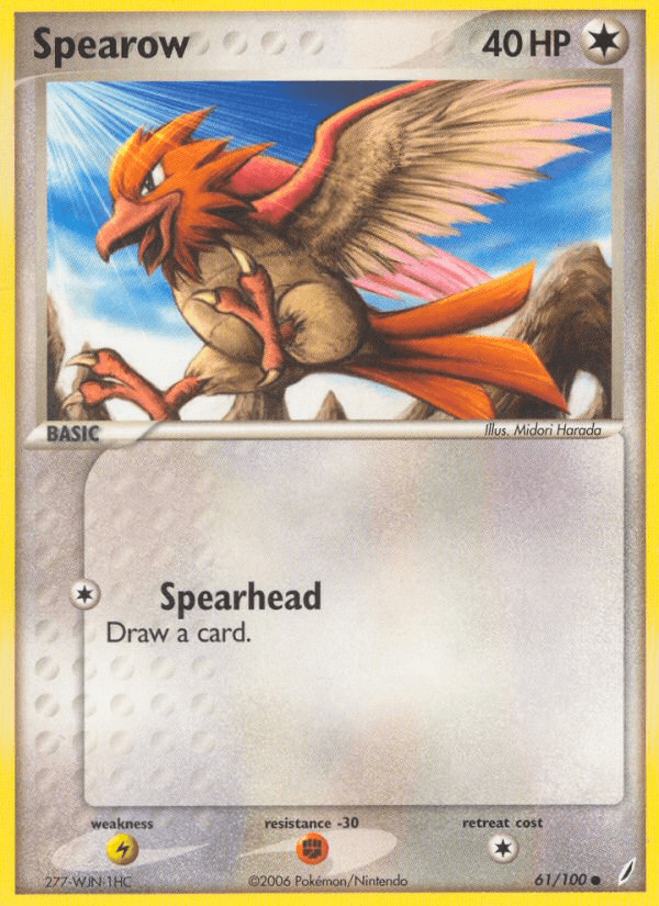 Spearow (61/100) [EX: Crystal Guardians] (Online Only)