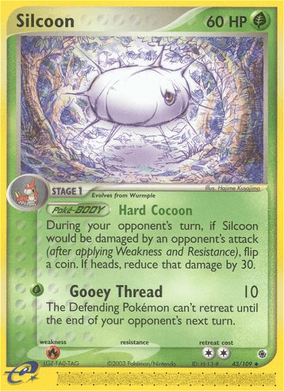 Silcoon (43/109) [EX: Ruby & Sapphire] (Online Only)