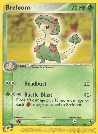 Breloom (16/109) [EX: Ruby & Sapphire] (Online Only)
