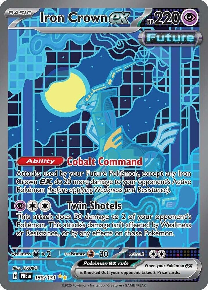 Iron Crown ex (158/131) [Scarlet & Violet: Prismatic Evolutions] (Online Only)