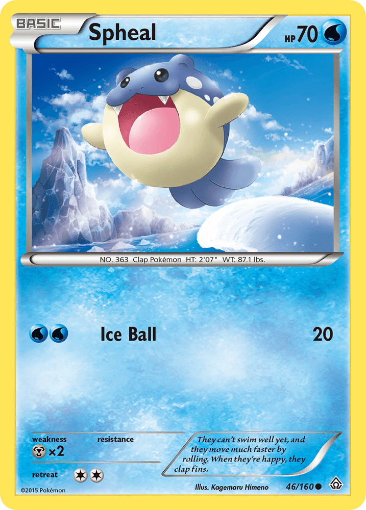 Spheal (46/160) [XY: Primal Clash] (Online Only)