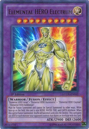 Elemental HERO Electrum [LCGX-EN052] Ultra Rare (ONLINE ORDER ONLY)