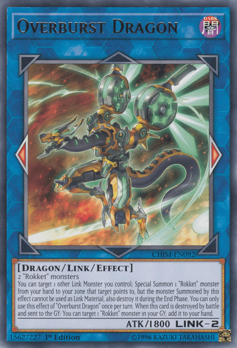 Overburst Dragon [CHIM-EN092] Rare (ONLINE ORDER ONLY)