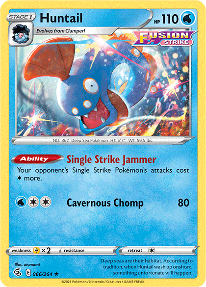 Huntail (066/264) [Sword & Shield: Fusion Strike] (Online Only)