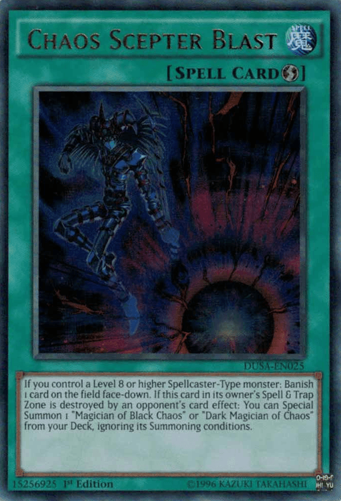 Chaos Scepter Blast [DUSA-EN025] Ultra Rare (ONLINE ORDER ONLY)