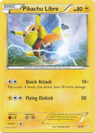 Pikachu Libre (14/30) [XY: Trainer Kit 3 - Pikachu Libre] (Online Only)