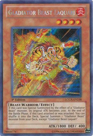 Gladiator Beast Laquari [LCGX-EN238] Secret Rare (ONLINE ORDER ONLY)