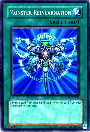 Monster Reincarnation [DR3-EN105] Super Rare (ONLINE ORDER ONLY)