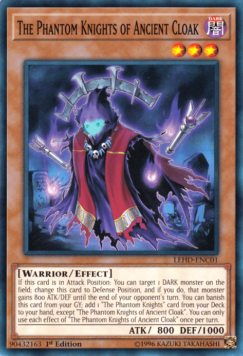 The Phantom Knights of Ancient Cloak [LEHD-ENC01] Common (ONLINE ORDER ONLY)