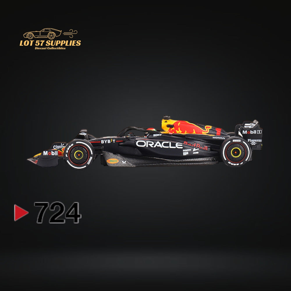 (Pre-Order) Mini-GT Oracle Red Bull Racing RB19 #1 Max Verstappen 2023 F1 2023 Bahrain GP Winner #724 1:64 MGT00724 (ONLINE ORDER ONLY)