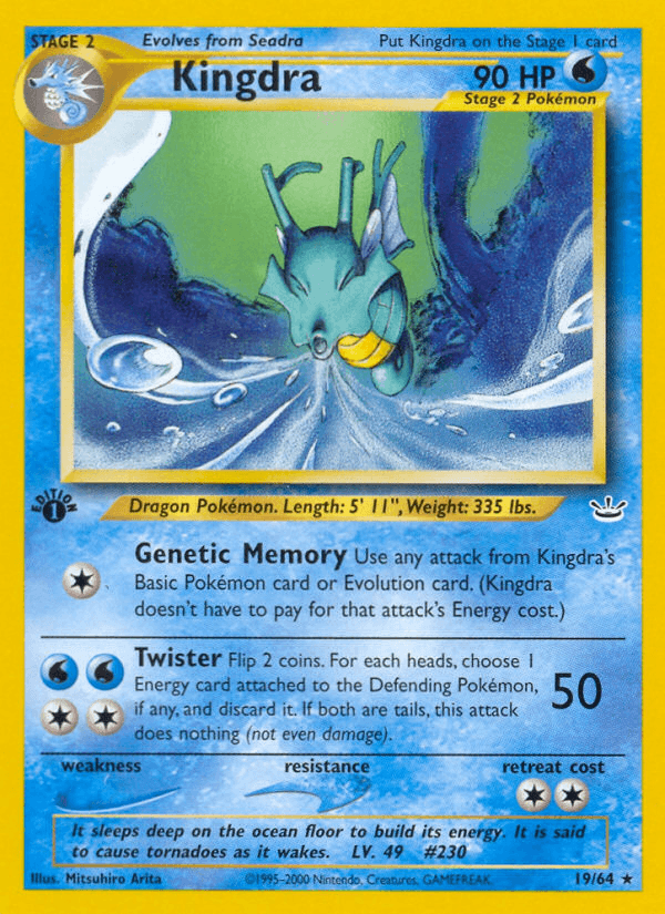 Kingdra (19/64) [Neo Revelation 1st Edition] (Online Only)