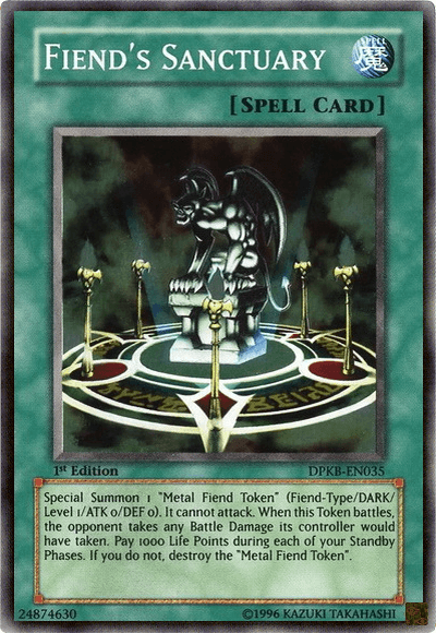 Fiend's Sanctuary [DPKB-EN035] Super Rare (ONLINE ORDER ONLY)