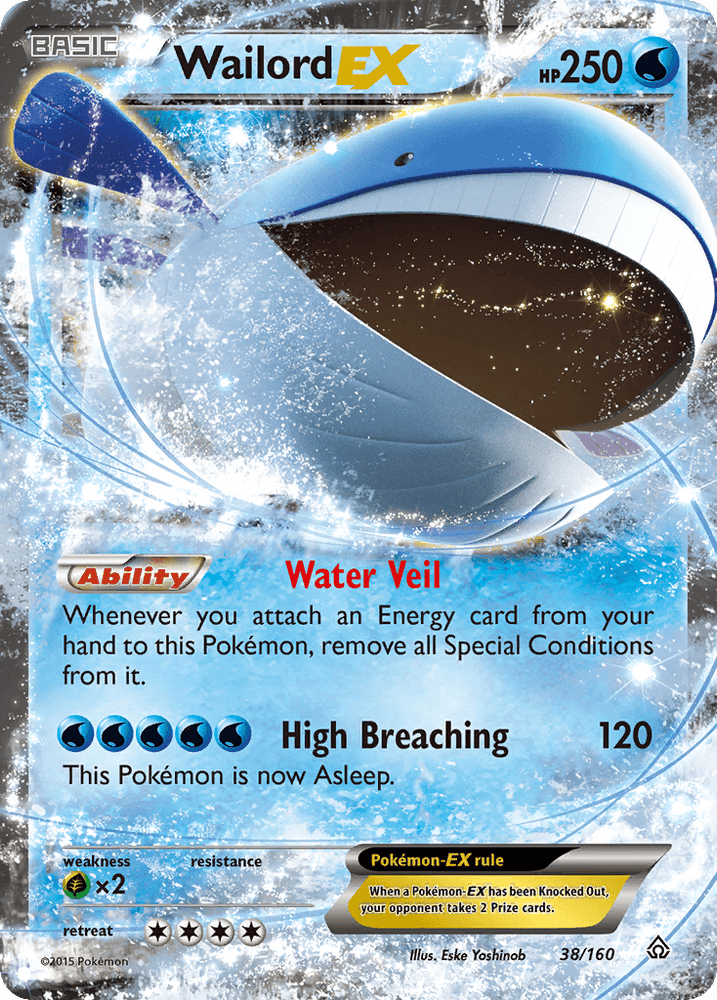 Wailord EX (38/160) [XY: Primal Clash] (Online Only)