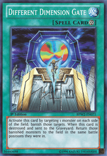 Different Dimension Gate [BPW2-EN071] Super Rare (ONLINE ORDER ONLY)