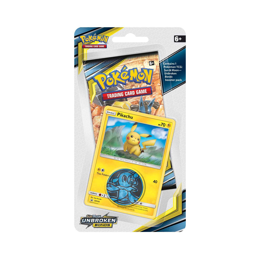 Sun & Moon: Unbroken Bonds - Single Pack Blister (Pikachu) (Online Only) (ONLINE ORDER ONLY)