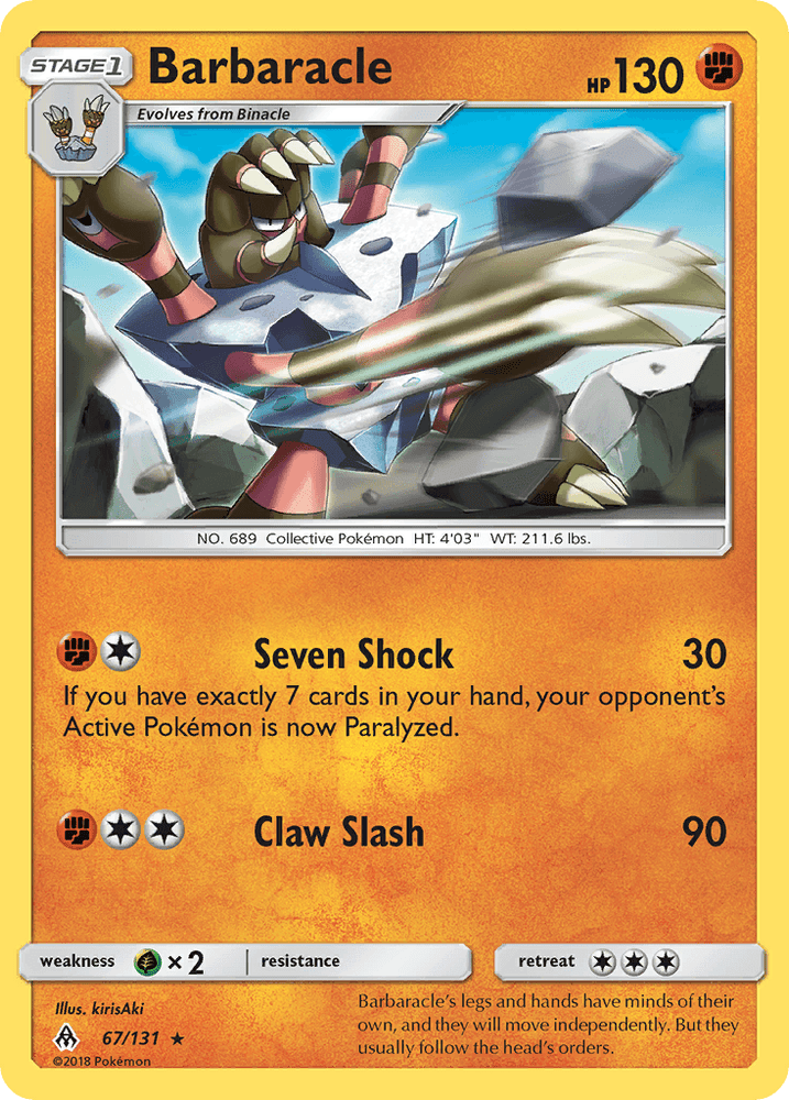 Barbaracle (67/131) [Sun & Moon: Forbidden Light] (Online Only)