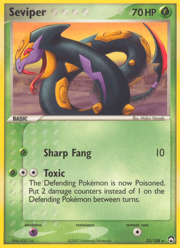 Seviper (23/108) [EX: Power Keepers] (Online Only)