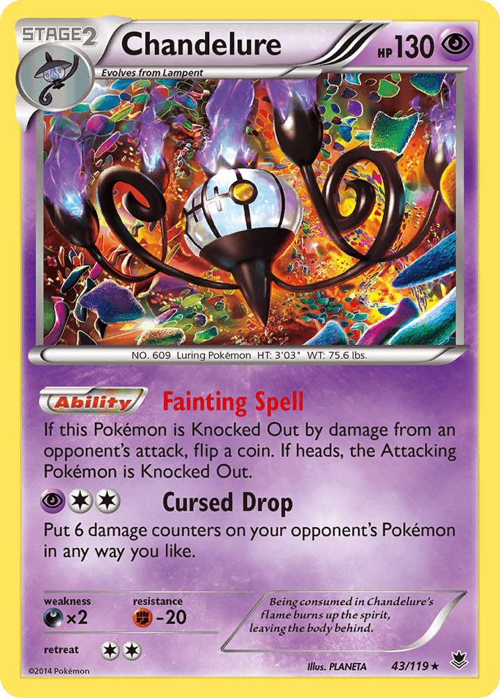 Chandelure (43/119) [XY: Phantom Forces] (Online Only)