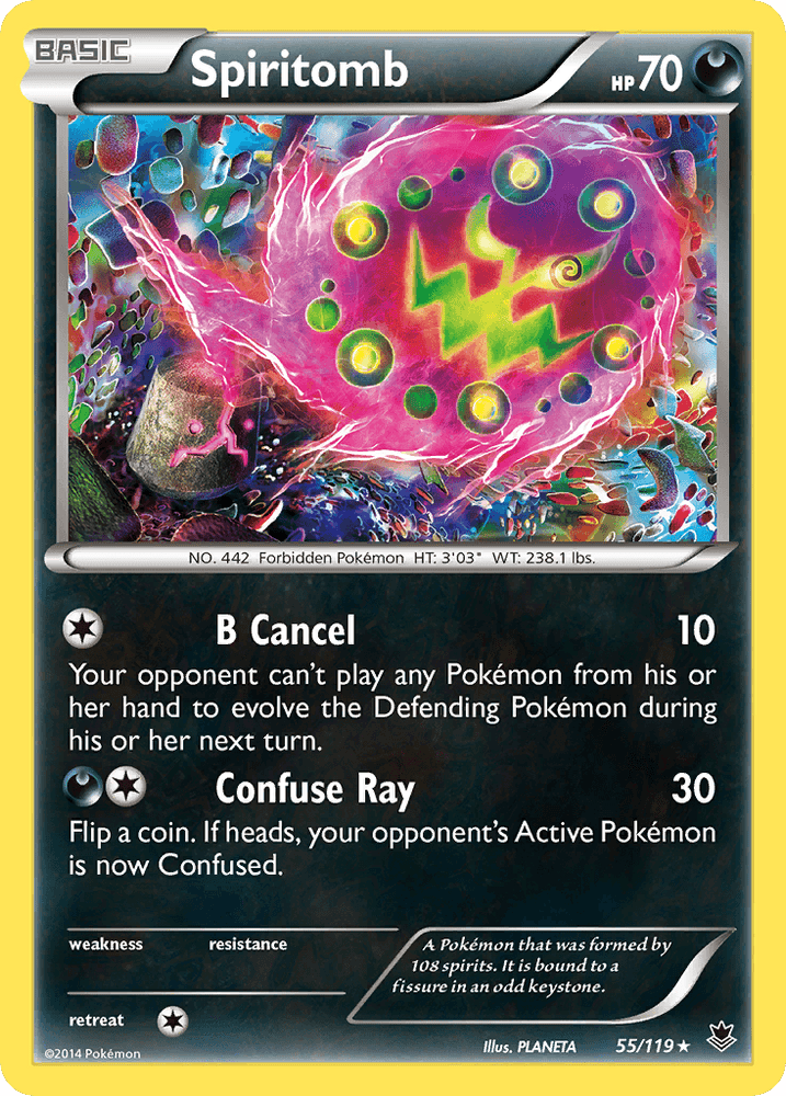 Spiritomb (55/119) [XY: Phantom Forces] (Online Only)