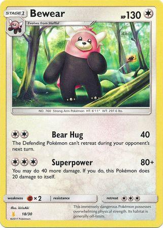 Bewear (18/30) [Sun & Moon: Trainer Kit - Alolan Raichu] (Online Only)