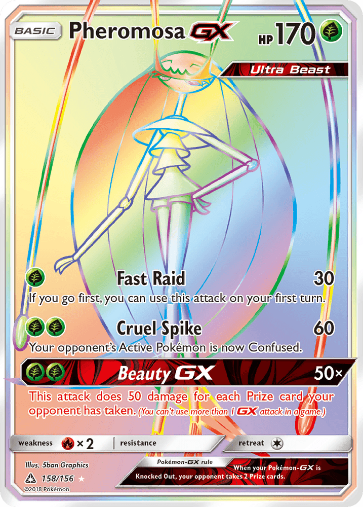 Pheromosa GX (158/156) [Sun & Moon: Ultra Prism] (Online Only)