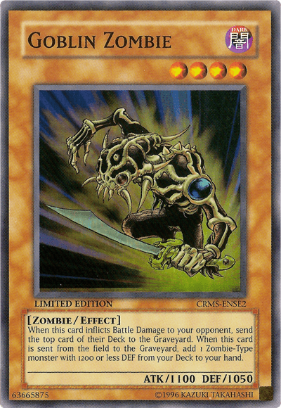 Goblin Zombie [CRMS-ENSE2] Super Rare (ONLINE ORDER ONLY)