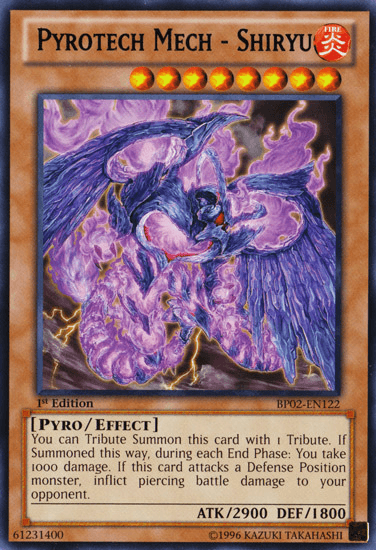 Pyrotech Mech - Shiryu [BP02-EN122] Rare (ONLINE ORDER ONLY)