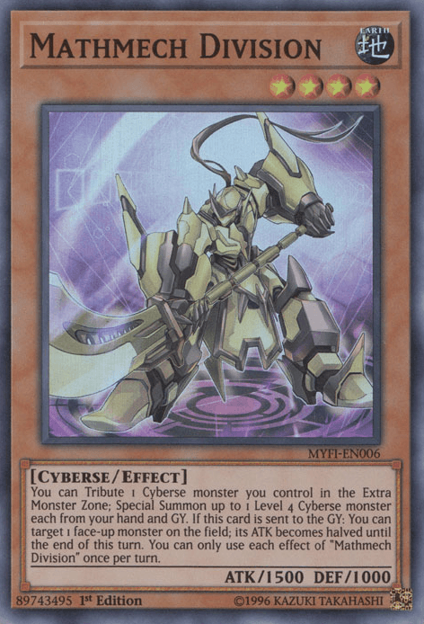 Mathmech Division [MYFI-EN006] Super Rare (ONLINE ORDER ONLY)