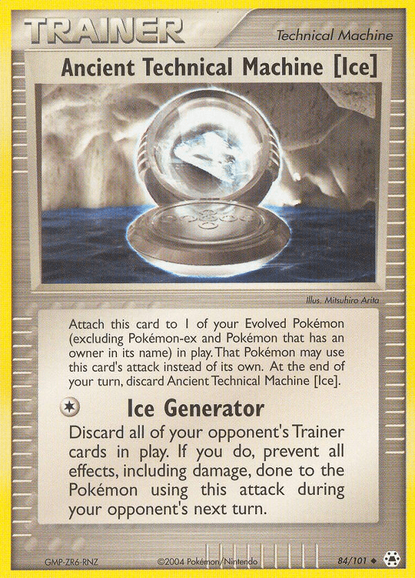 Ancient Technical Machine [Ice] (84/101) [EX: Hidden Legends] (Online Only)