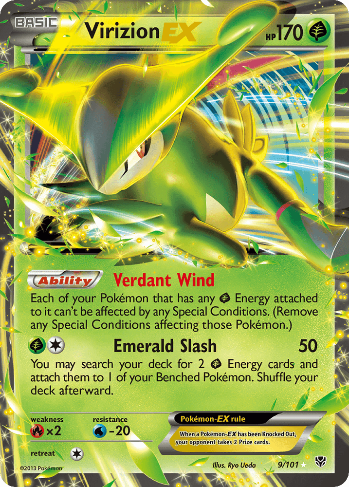 Virizion EX (9/101) [Black & White: Plasma Blast] (Online Only)