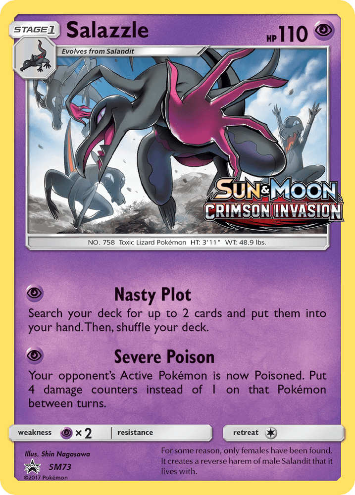 Salazzle (SM73) [Sun & Moon: Black Star Promos] (Online Only)