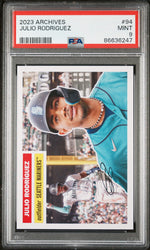 2023 TOPPS ARCHIVES JULIO RODRIGUEZ  #94 - PSA 9 (Online Order Only)