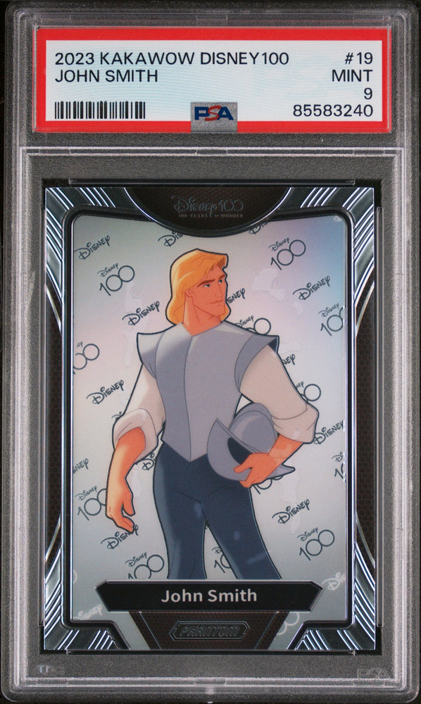 2023 KAKAWOW PHANTOM DISNEY 100 WONDROUS CHARACTER JOHN SMITH 19 PSA 9 (Online Order Only)