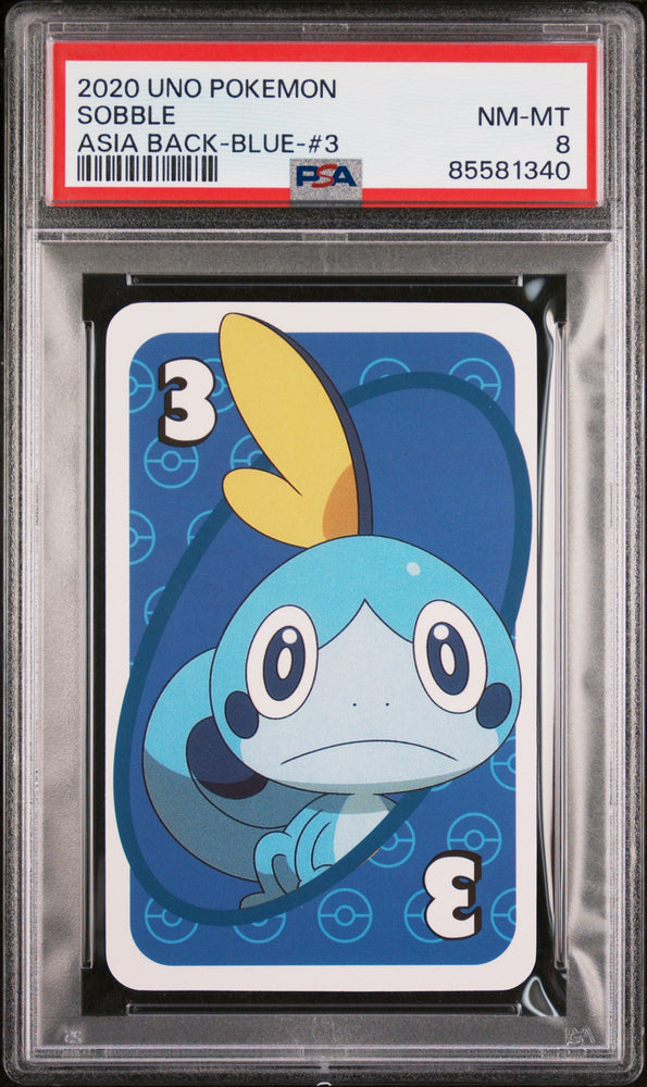 2020 UNO POKEMON SOBBLE  -  PSA  8 (Online Order Only)