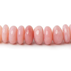 Pink Peruvian Opal Plain Rondelle Beads 16 inches 85 pcs (ONLINE ORDER ONLY)