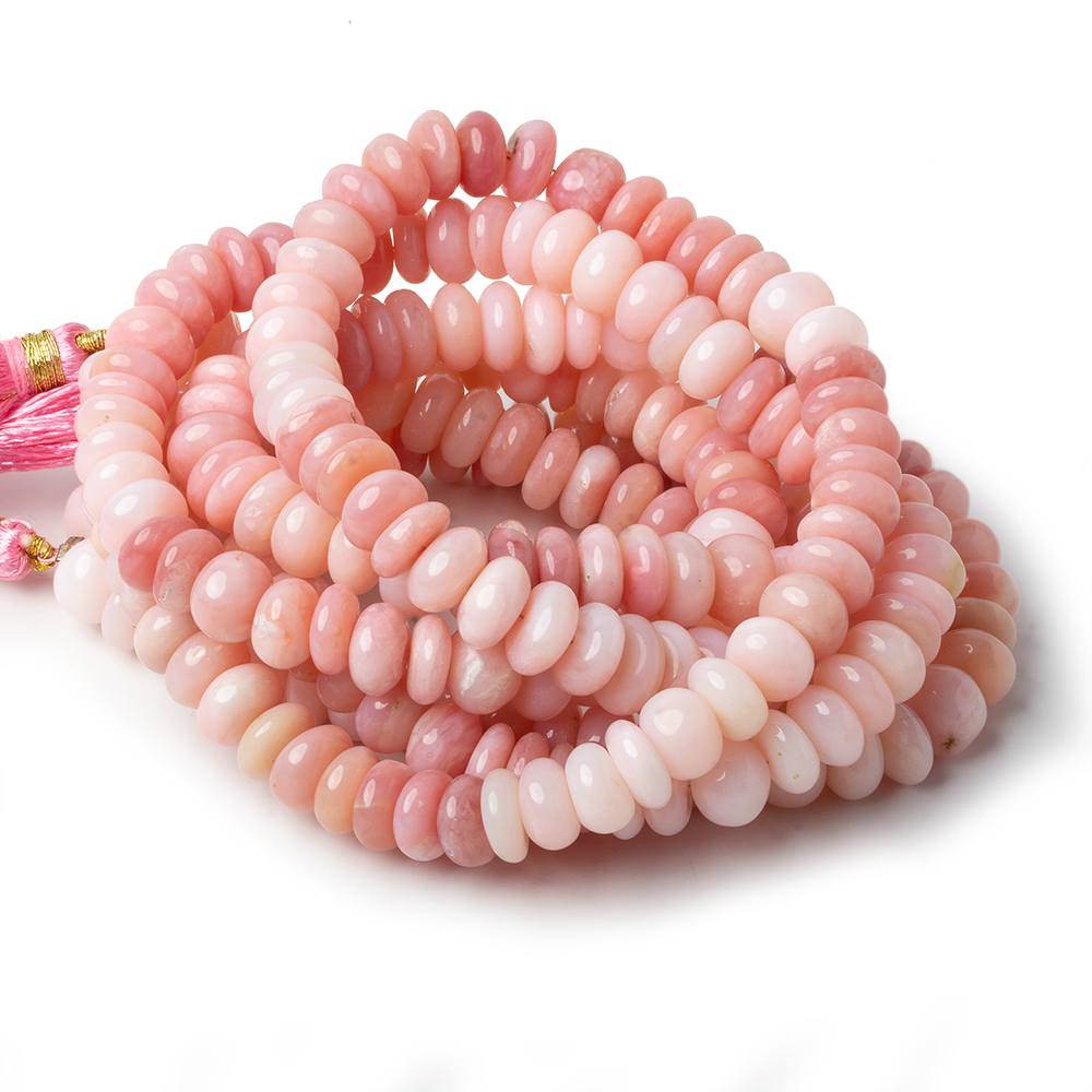 Pink Peruvian Opal Plain Rondelle Beads 16 inches 85 pcs (ONLINE ORDER ONLY)
