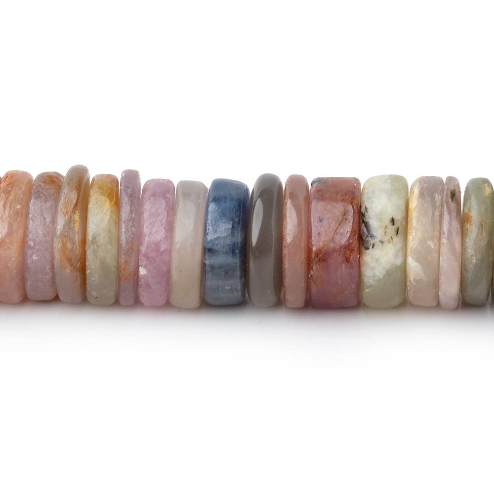 9mm Umba Sapphire Plain Heishi Beads 8 inch 98 Pieces (ONLINE ORDER ONLY)